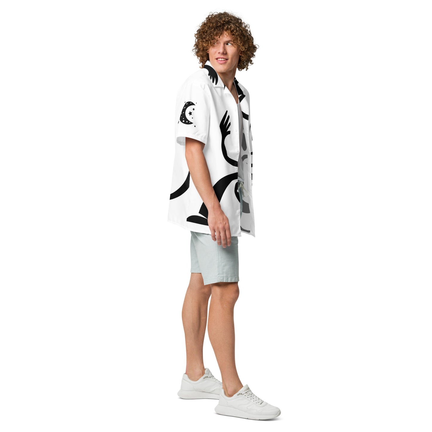 Men's button shirt Logo