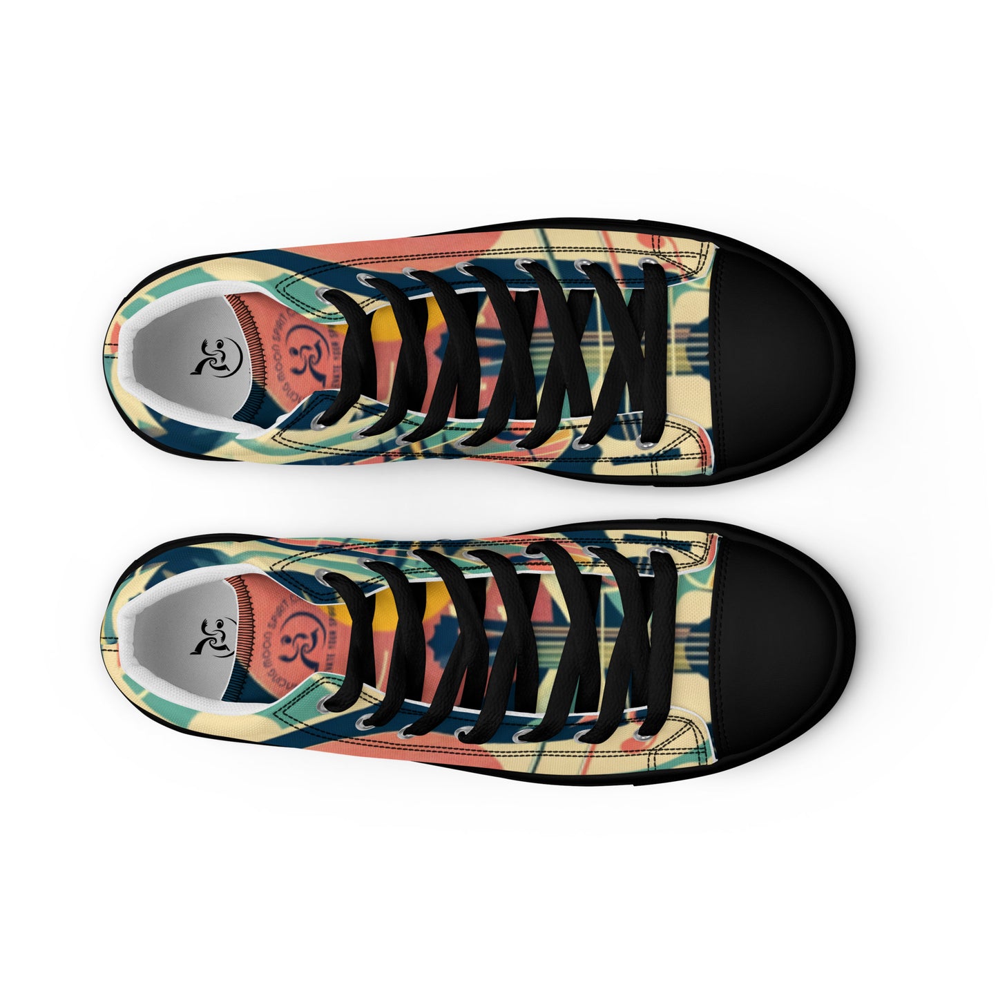 Men’s high top canvas shoes Colorado 01 black