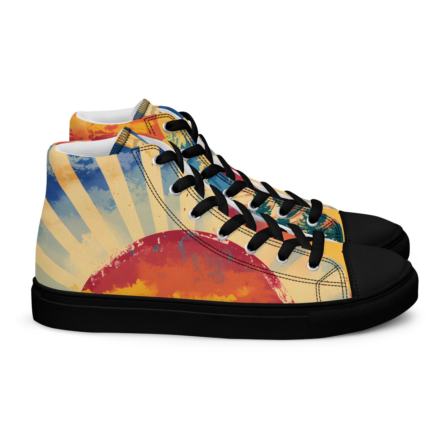 Men’s high top canvas shoes Col 02