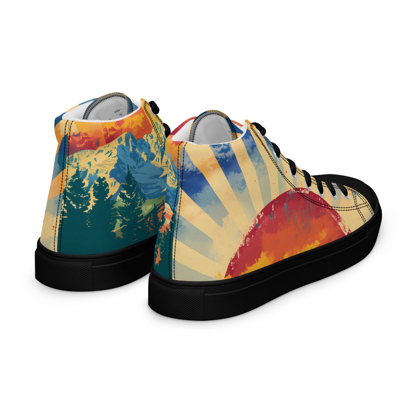 Men’s high top canvas shoes Col 02