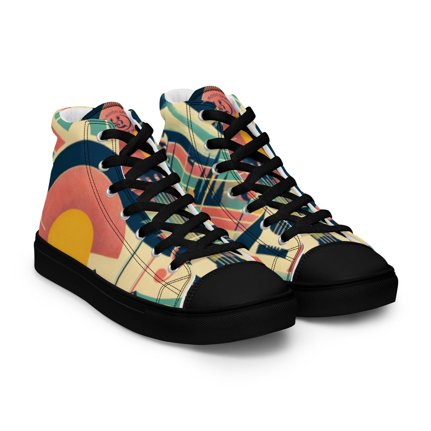 Men’s high top canvas shoes Colorado 01 black