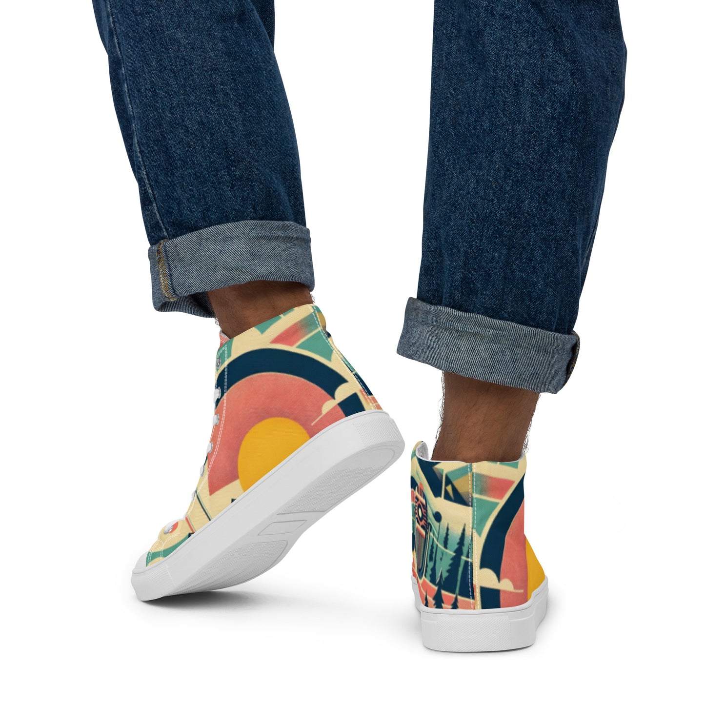 Men’s high top canvas shoes Colorado 01