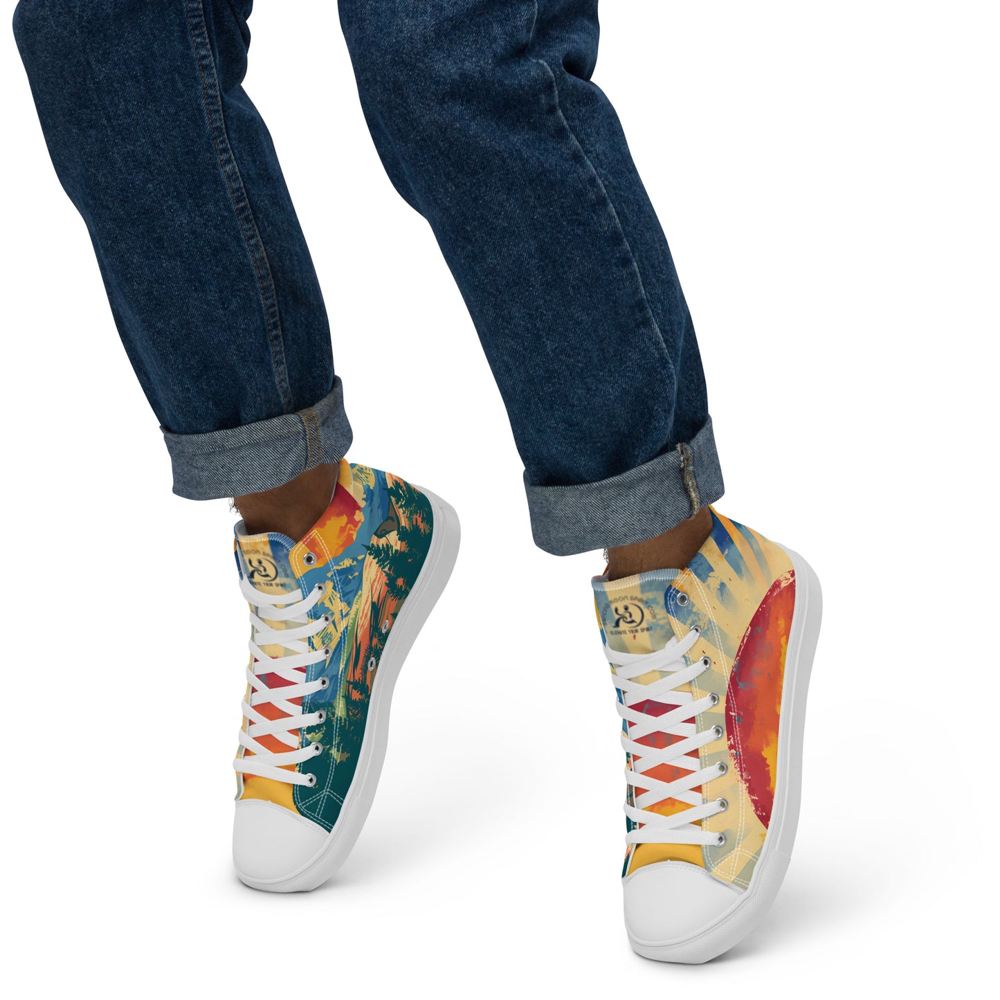 Men’s high top canvas shoes Col 02