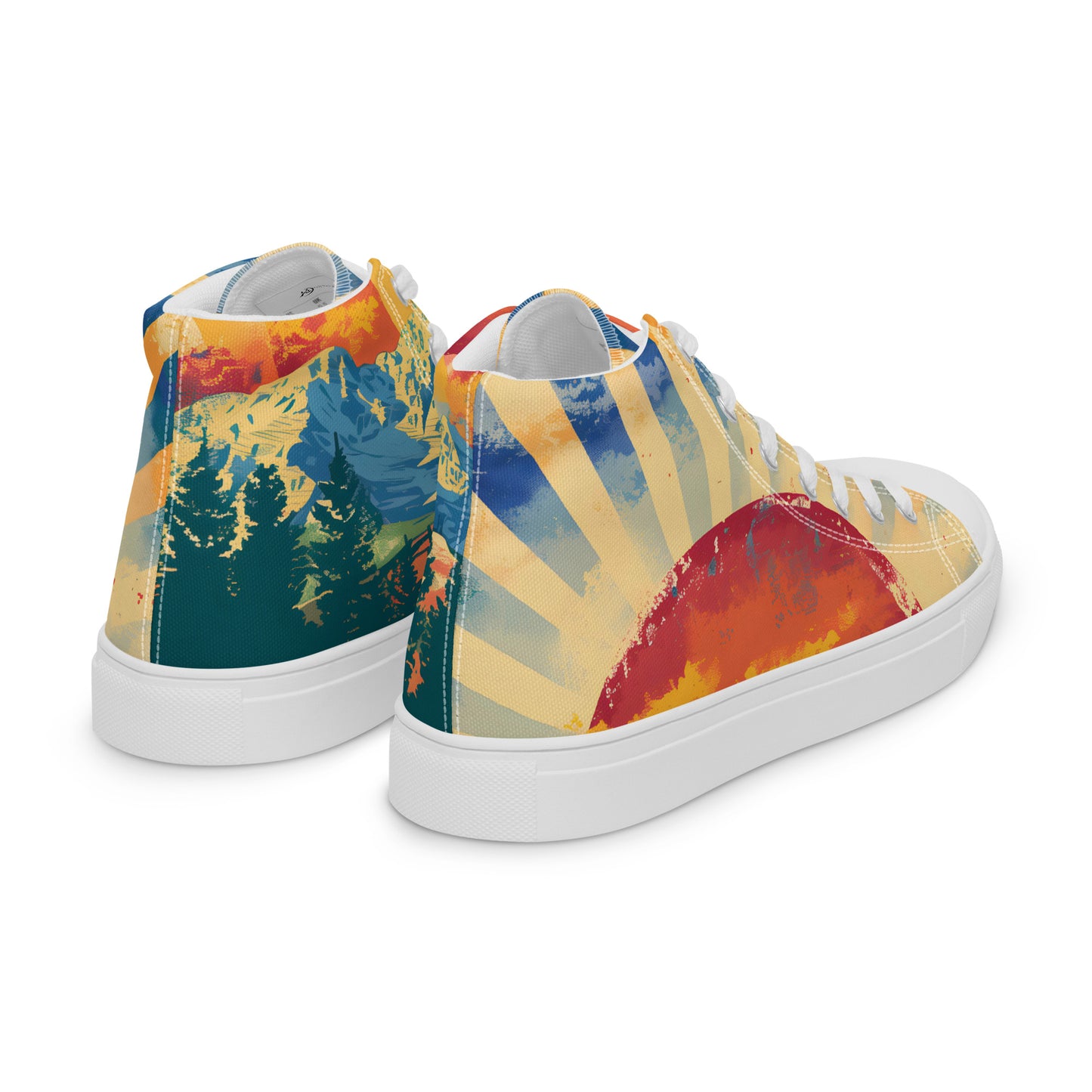 Men’s high top canvas shoes Col 02
