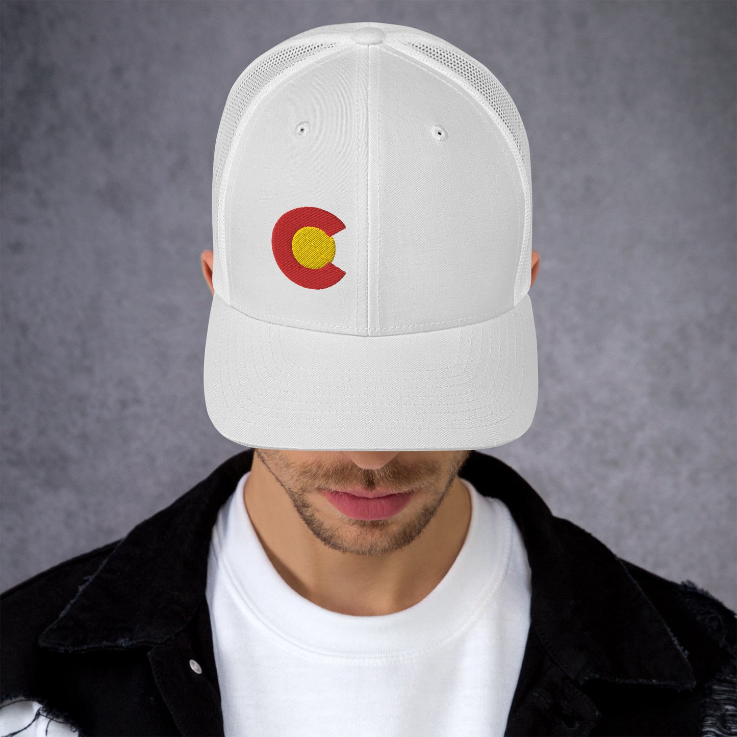 Trucker Cap Navy/white & White Colorado C