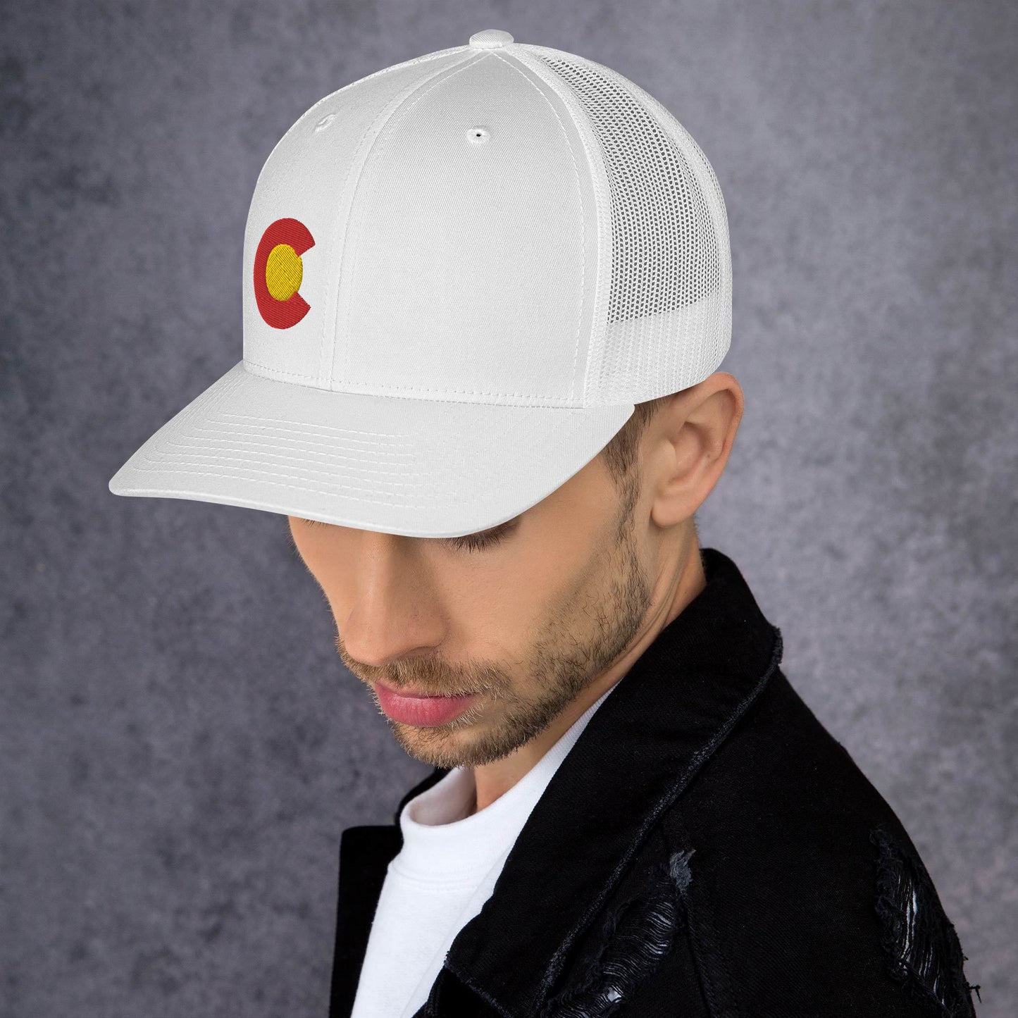 Trucker Cap Navy/white & White Colorado C