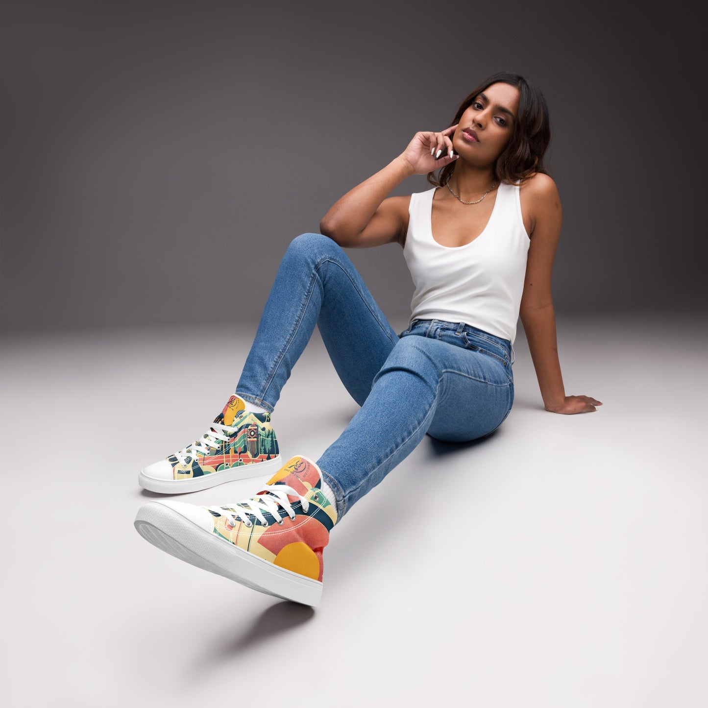 Women’s high top canvas shoes Colorado 01