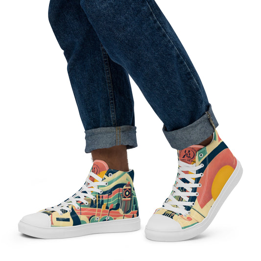 Men’s high top canvas shoes Colorado 01